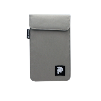 Armors Signal Blocker RFID Faraday Pouch Wallet Bag Case For Phones & Car Key Fob - Grey