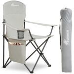 SUNMER Extra-Wide Folding Camping Chairs - Available as Single or Set of 2